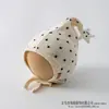 Chapéu de Bebê Primavera e Outono Chapéu com Proteção para as Orelhas para Meninas, Chapéu de Algodão Puro Estrela Princesa, Chapéu de Elfo à Amarrar para Recém-Nascido à Prova de Vento