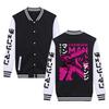 Comércio exterior novo uniforme de beisebol dia quente difuso motosserra homem motosserra homem lã forrada camisola homens e mulheres