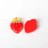 Accesorios de Resina para Manualidades de Dibujos Animados Serie de Frutas Translúcidas Pegamento de Crema Pinzas para el Cabello Hebillas de Zapatos Llaveros Adornos para Fundas de Teléfono Pegatinas