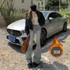 Jeans Bootcut Retro de Comercio Transfronterizo para Mujer Primavera 2025 Nuevo Estilo Americano Borde Crudo Forro Polar Cintura Alta Pantalones de Herradura