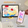 Soporte para Teléfono de Gato de Dibujos Animados Soporte para Teléfono de Escritorio Creativo Lindo Cola de Gato Soporte Perezoso para Tableta