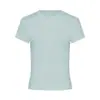 Camiseta Corta de Manga Corta Blanca de Verano 2026 para Mujer, Ajustada, Estilo Hot Girl, Ropa Exterior con Cuello Redondo, Nuevo Estilo de Verano