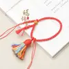 Fio de Algodão Enrolado à Mão Pequeno Borla DIY Bodhi Cera de Abelha Acessórios Corda de Mão Estilo Étnico Bolsa Lanyard para Chave