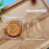 Saco Ziplock Desenho Animado Transparente Fosco Flor de Cerejeira Floco de Neve Embalagem para Joias Biscoitos Doces 100 Peças