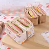 Papel para embalagem de sanduíche descartável sanduíche hambúrguer pão bandeja de café da manhã jogo americano fonte de papel