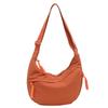 Bolsa de Tela de Moda para Estudiante, Mochila de Clase, Bolsa Cruzada de Tela de Nailon, Bolso de Hombro de Gran Capacidad, Estilo Japonés, Bolsa de Viaje con Forma de Empanadilla