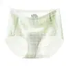 Pantaletas Seamless de Hielo de Seda Color Crema de Cintura Media, Ultradelgadas, de Secado Rápido, Alta Elasticidad, No Aprietan, No se Enrollan, Triángulo Anti-Vergüenza B31