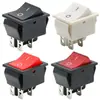 Interruptor em Forma de Barco Kcd 0,2kg Engrenagem 2 Engrenagens Quatro Pinos Seis Pinos Interruptor Basculante Interruptor em Forma de Barco Dupla Via Dupla 25*31mm