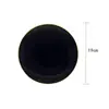 Plato de plástico desechable con dorado negro para comida occidental Plato para bistec occidental Vajilla de comercio exterior transfronterizo Suministros para actividades de banquete
