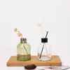 Garrafa de Aroma Transparente Colorida Sem Fogo para Carro, Hotel, Casa, Banheiro, Garrafa de Aroma com Rattan e Flores Secas, Garrafa de Óleo Essencial