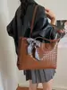 Bolsa de Hombro de Verano para Mujer 2026, Casual, Elegante, Única, Gran Capacidad, Textura Simple, Nueva Bolsa de Hombro Única