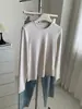Blusa de base redonda com linhas de pressão para mulheres, feita de algodão glutinoso, com design consciente, macia e elástica, camiseta de manga comprida lisa, roupa íntima Outono/Inverno 2026