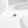 Collar BaObAo con diseño original de plata de ley 925, diseño de planeta azul estrellado, para mujer, joyería de alta calidad.
