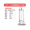 Bomba sumergible para aguas residuales de acero inoxidable 304 resistente a altas temperaturas de Shanghai People, bomba química de galvanoplastia anticorrosión resistente a ácidos y álcalis 316