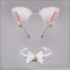 Faixa de Cabelo com Orelhas de Gato, Coleira com Sino, Ferramentas de Sedução, Acessórios Íntimos Provocantes, Acessórios de Cabeça Uniforme, Acessórios Sexy para Mulheres Qqny