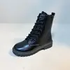 Botas Martin para mujer 2023 nuevas primavera y otoño planas retro con cordones tobilleras punta redonda botas Martin zapatos para las cuatro estaciones