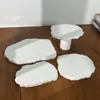 Gesso de Caverna Irregular Suporte de Exibição de Joias Bandeja de Exibição de Joias Adereços de Exibição de Joias Anel Brincos Colar