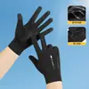 Guantes de Protección Solar para Hombre Verano Delgados con Dedos Expuestos Seda de Hielo Para Conducir Montar Fugas Dos Dedos Pesca Luya Para Llevar Medio Dedo Verano