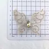 Rhinestone Termoadhesivo Malla de Tela Mariposa Tridimensional DIY Zapatos con Agujeros Flores para Zapatos Hebillas para Zapatos Accesorios Pinzas para el Cabello Accesorios para el Cabello Materiales