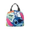 Bolsa de almuerzo Stitch de tela Oxford con dibujos animados, bolsa para conservar el calor, bolsa de aluminio para picnic, bolsa de almuerzo portátil
