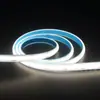 Tira de Luz Subacuática Cob Puede Sumergirse en Agua Silicona Sólida Bajo Voltaje 24V Estanque de Peces Subacuático Exterior Ip68 Tira de Luz de Silicona Autoadhesiva