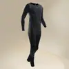 Ropa interior térmica transfronteriza para hombre, con forro polar, engrosada, conjunto de ropa de otoño, invierno, para exteriores, ajustada, deportiva, capa base de alta elasticidad