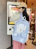 2026 Nova Mochila Estilosa Versão Coreana Grande Capacidade Versátil Bolsa Escolar para Alunos do Ensino Fundamental II e Médio Mochila Leve de Duas Alças