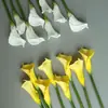 Flor Artificial Lirio Calla Largo Grande Venta al por Mayor Decoración de Escena de Boda en Casa Ramo de Lirio Calla Individual Personalización