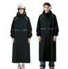 Impermeable para Vehículos Eléctricos para Mujer, Estilo Largo, Protección de Cuerpo Completo Contra Lluvia Fuerte, Especializado para Conducir, Diseño de Una Pieza para Hombre, Separación Jinete y Vehículo, Poncho de Lluvia para una Persona