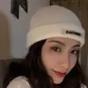 Chapéu de Frio Masculino de Inverno Quente Gorro de Tricô Comércio Exterior Street Versátil Chapéu de Lã Tricotado Chapéu Melão Chapéu de Moda para Exterior para Mulheres