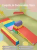 Educação Infantil Pré-Escolar Viga de Equilíbrio Macia Caixa de Salto Cavalo de Pau Infantil Salto de Cabra Integração Sensorial Aptidão Física Materiais Didáticos Caixa de Salto Combinada