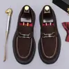 Sapatos Casuais de Couro Genuíno Solado Grosso Moda Masculina Camurça Sapatos da Moda Mocassins Superfície Macia Sapatos de Couro Feitos à Mão Masculinos