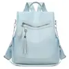 Selección Transfronteriza de Nuevas Mochilas de Moda Tendencia Otoño e Invierno de PU Mochilas Prácticas Versátiles Retro Europeas y Americanas para Viajar y el Día a Día para Mujeres