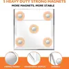 Soporte Magnético para Bolígrafos Pizarra de Aula Tablero Acrílico Soporte para Marcadores Accesorios de Gabinete de Almacenamiento en Refrigerador Lápiz Bolígrafo de Pizarra Blanca Tiza