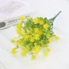 Flores Artificiais, Eucalipto, Grama Aquática, Cerca de Flores Decorativa, Mosquitinho, Pequeno Buquê, Buquê para Decoração de Casamento e Casa