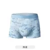 Roupa Íntima Masculina, Algodão Puro, Seda de Amora, Forro Antibacteriano 7A, Respirável, Amigo da Pele, Confortável, Cintura Média, Boxer Briefs Novo Estilo Chinês Venda por Atacado