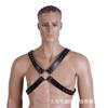 Atacado de fábrica divertido cinta de couro PU encadernação masculina roupa de couro cinto fantasia Role Playing