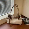 2026 Nueva Moda Otoñal Casual Gran Capacidad Textura Simple Bloque de Color Elegante Versátil Bolso de Hombro Único Transfronterizo