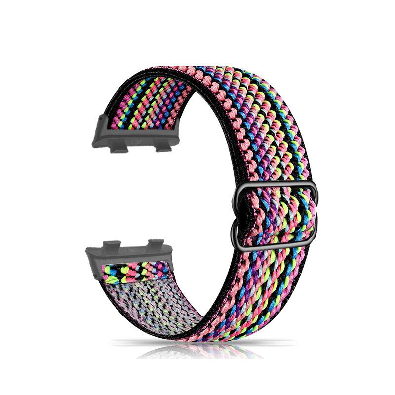 OPPO watch 弹力表带 多彩彩条