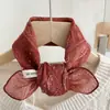 Pañuelo Cuadrado Pequeño de Algodón y Lino con Lunares Rojos y Anacardos para Mujer en Primavera y Verano, Pañuelo de Seda Pequeño Decorativo Versátil, Pañuelo de Cabeza de Moda Multifuncional