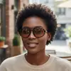 Nuevas Gafas de Sol Retro de Moda Europea y Americana con Doble Puente, Protección UV, Estilo Callejero, Versátiles, Selección de Influencers, Gafas de Moda