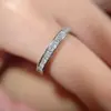 Anillo de Acero Inoxidable Ancho Dominante Simple Shengxi Europeo y Americano Joyería al por Mayor Color Acero Diamante Cuadrado de 4 mm