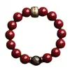 Entrega Directa de Fábrica de Pulseras de Buda de Cinabrio y los Doce Signos del Zodíaco para Atraer Riqueza y Transferencia de Pulseras de Cinabrio para Hombres y Mujeres al por Mayor