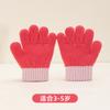 Estilo coreano Contraste Cor Jardim de Infância Bebê Meninos e Meninas Inverno À prova de frio Cinco dedos Malha Engrossada Quente All-match Luvas de Lã para Crianças
