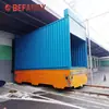 Carro de Plataforma con Rieles para Manejo de Bolsas de Toneladas en Exteriores a Prueba de Lluvia, Dos Almacenes, Rieles Deslizantes, Control Remoto para Avance y Retroceso