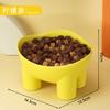 Tazón para Gato Original Tazón Pata de Elefante Color Macarrón Tazón con Protección para el Cuello Pata de Elefante Recipiente para Comida para Gato Tazón Antivuelco para Mascotas Suministros para Mascotas