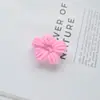 Pin para el pelo de flor de cinco pétalos abullonada tejido a mano, cuerda para el pelo, accesorios semiacabados, materiales para bisutería DIY, accesorios