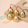 Sinos de Vento de Corda de Celebração de Natal Requintados Acessórios de Sino de Cobre DIY Metal Sinos de Vento de Natal Pequenos Ornamentos Fabricante Atacado