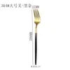 Acero Inoxidable 304 Tenedor Cuchara Bistec Portugués Cuchillo Tenedor y Cuchara Comida Occidental Set de Vajilla Europeo para Hotel Hogar
