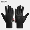 Guantes de Ciclismo de Invierno para Hombres y Mujeres, Guantes Cálidos para Deportes al Aire Libre, Cortavientos, Repelentes al Agua, Forrados de Felpa, Guantes con Pantalla Táctil para Bicicleta Eléctrica